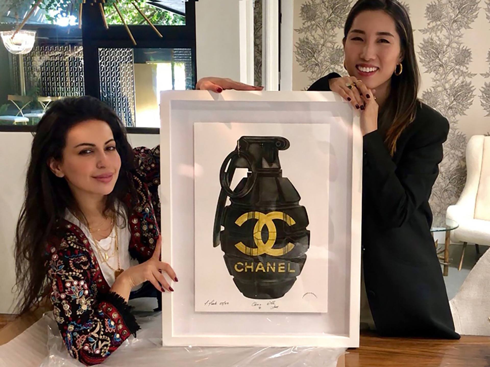 Chanel Chess Painting