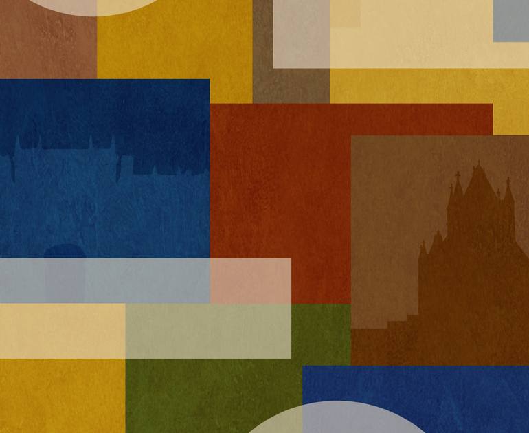 Original Abstract Architecture Digital by Czar Catstick
