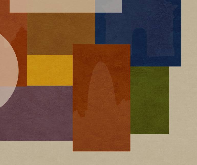 Original Abstract Architecture Digital by Czar Catstick