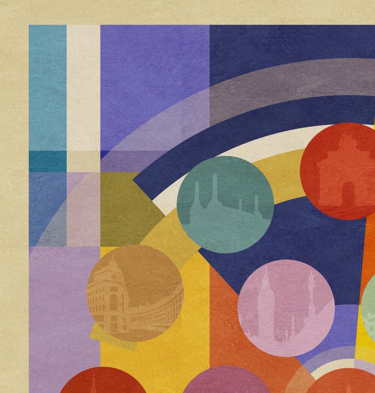 Original Art Deco Architecture Digital by Czar Catstick