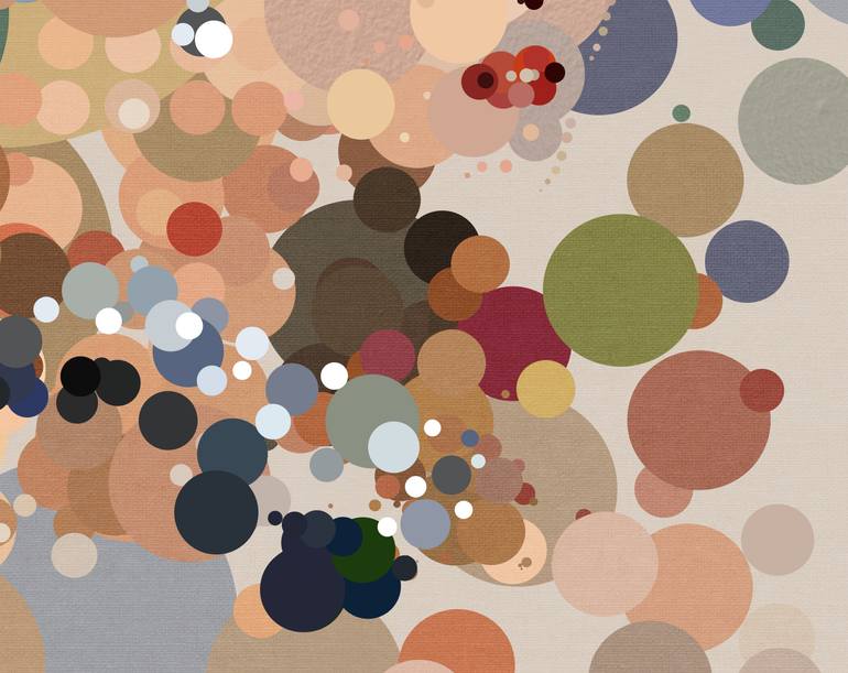 Original Abstract Expressionism People Digital by Czar Catstick