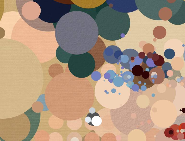 Original Abstract Expressionism People Digital by Czar Catstick