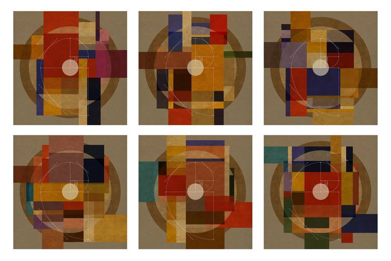 Original Art Deco Geometric Digital by Czar Catstick