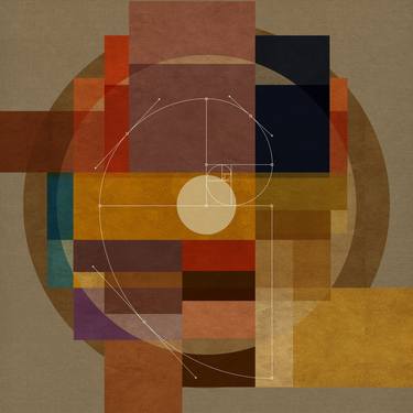 Original Art Deco Geometric Digital by Czar Catstick