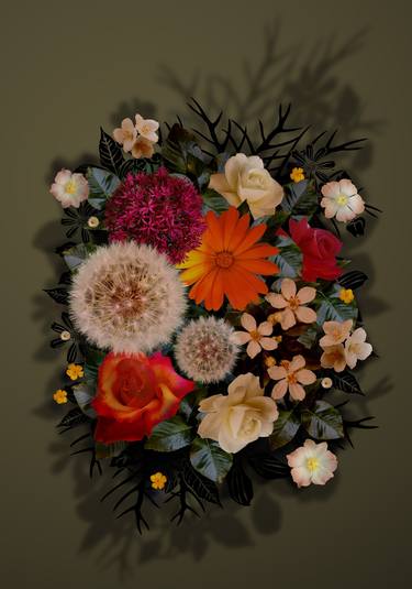 Original Art Deco Floral Photography by Czar Catstick