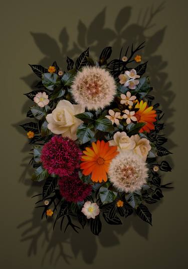 Original Art Deco Floral Photography by Czar Catstick