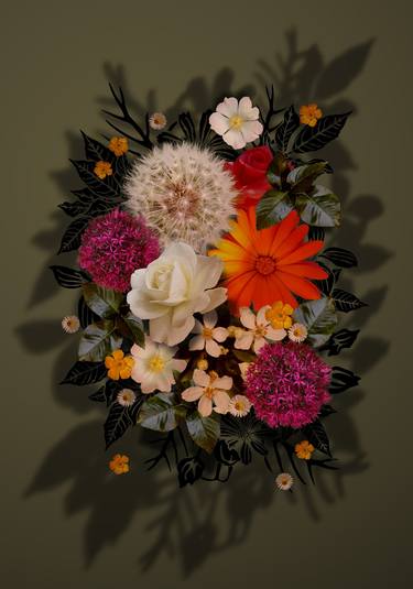 Original Art Deco Floral Photography by Czar Catstick