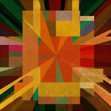 Original Art Deco Geometric Digital by Czar Catstick