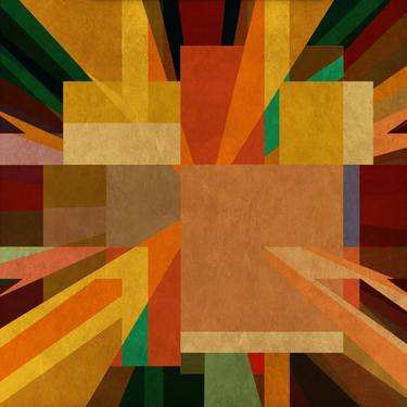 Original Art Deco Geometric Digital by Czar Catstick