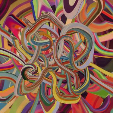 Original Art Deco Abstract Digital by Czar Catstick