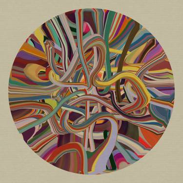 Original Art Deco Abstract Digital by Czar Catstick