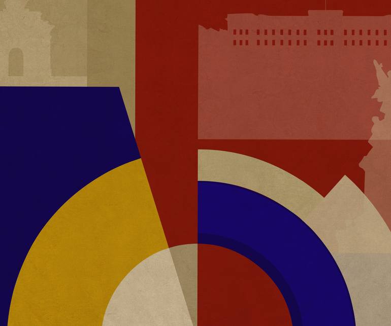Original Abstract Architecture Digital by Czar Catstick