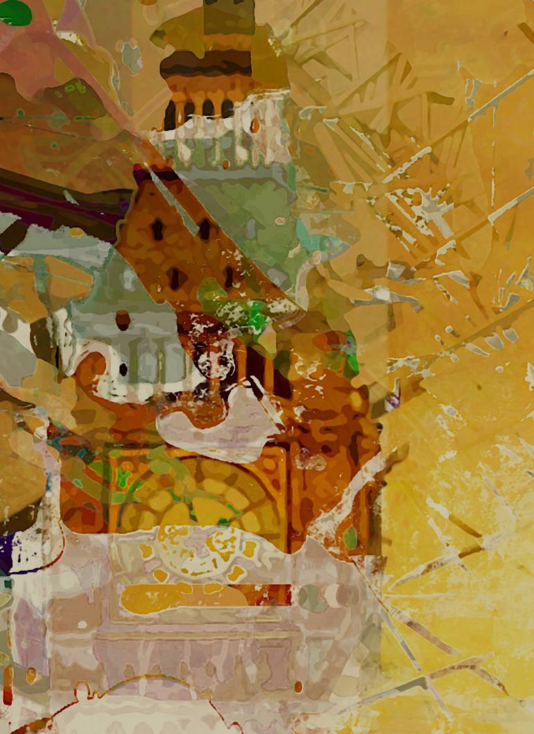 Original Abstract Expressionism Architecture Digital by Czar Catstick