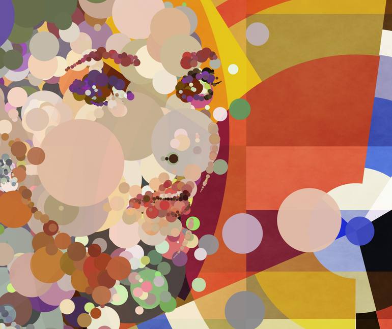 Original Abstract Expressionism People Printmaking by Czar Catstick