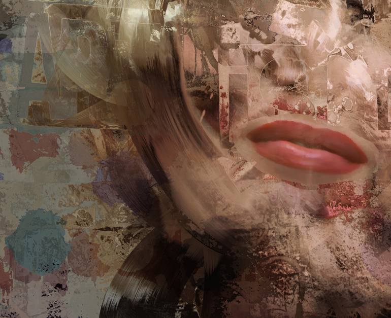 Original Abstract Expressionism Pop Culture/Celebrity Digital by Czar Catstick