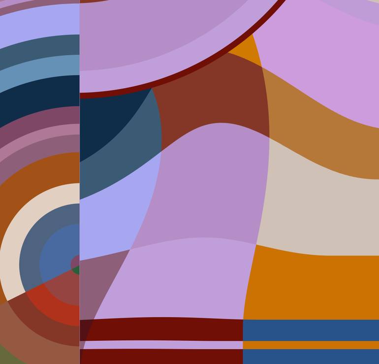 Original Art Deco Abstract Mixed Media by Czar Catstick