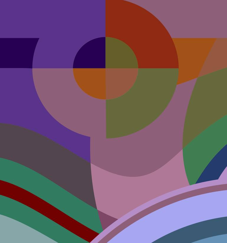 Original Art Deco Abstract Mixed Media by Czar Catstick