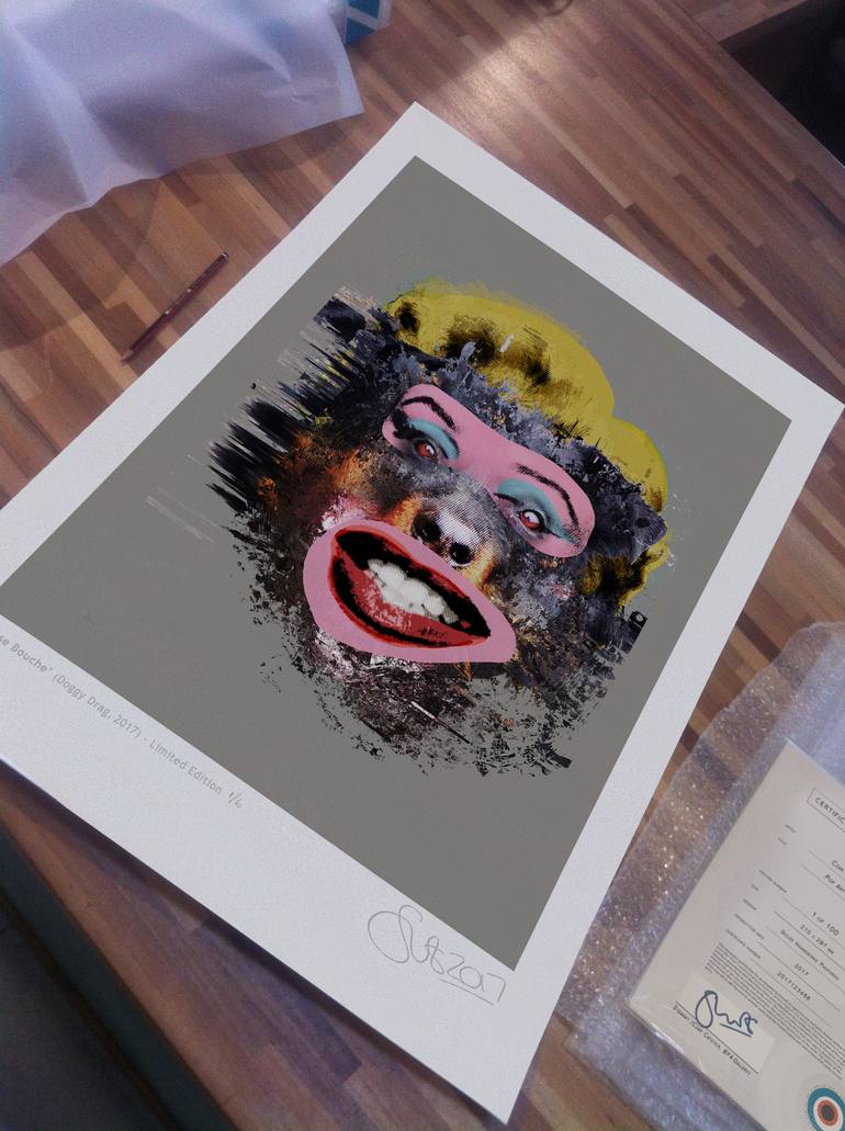 Original Pop Art Pop Culture/Celebrity Mixed Media by Czar Catstick