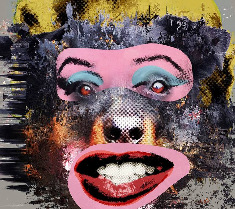 Original Pop Art Pop Culture/Celebrity Mixed Media by Czar Catstick