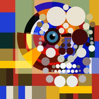 Print of Cubism Science/Technology Mixed Media by Czar Catstick