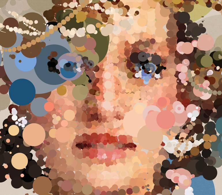 Original Abstract People Mixed Media by Czar Catstick