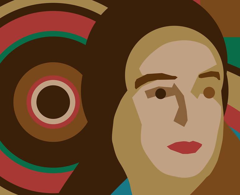 Original Art Deco Women Mixed Media by Czar Catstick