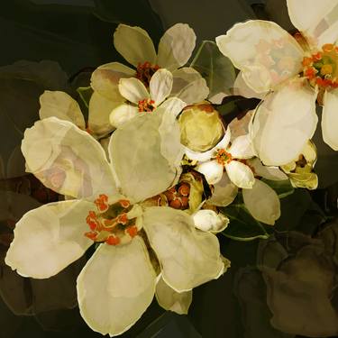 Original Pop Art Floral Digital by Czar Catstick