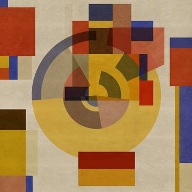 Print of Art Deco Geometric Mixed Media by Czar Catstick