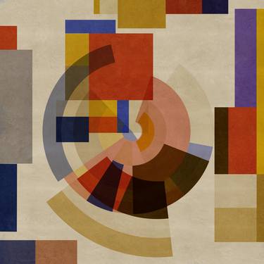 Print of Art Deco Geometric Mixed Media by Czar Catstick