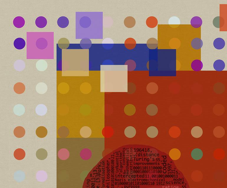 Original Abstract Science/Technology Mixed Media by Czar Catstick