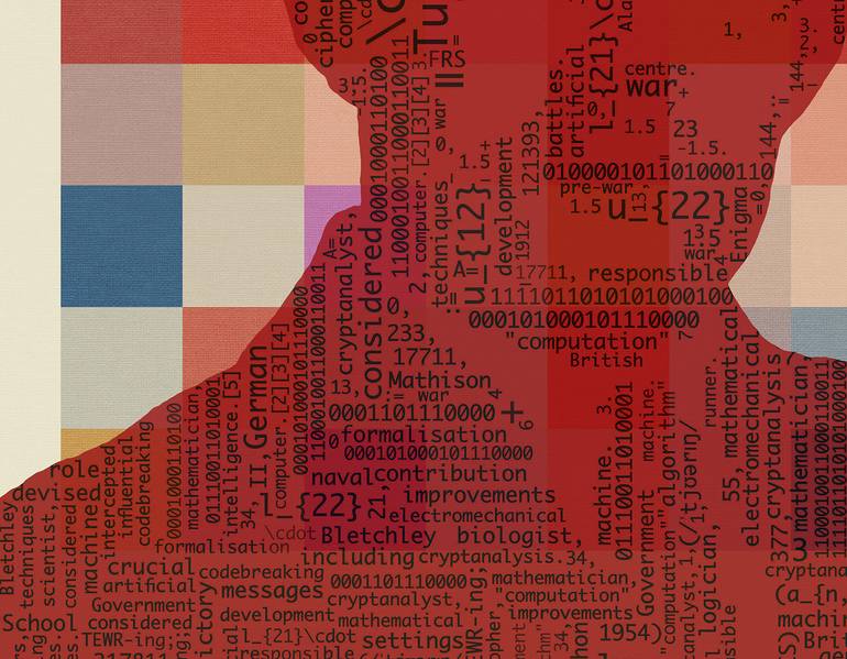 Original Abstract Science/Technology Mixed Media by Czar Catstick