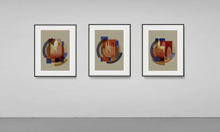 Original Abstract Cities Digital by Czar Catstick