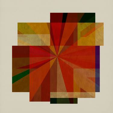 Original Art Deco Geometric Digital by Czar Catstick