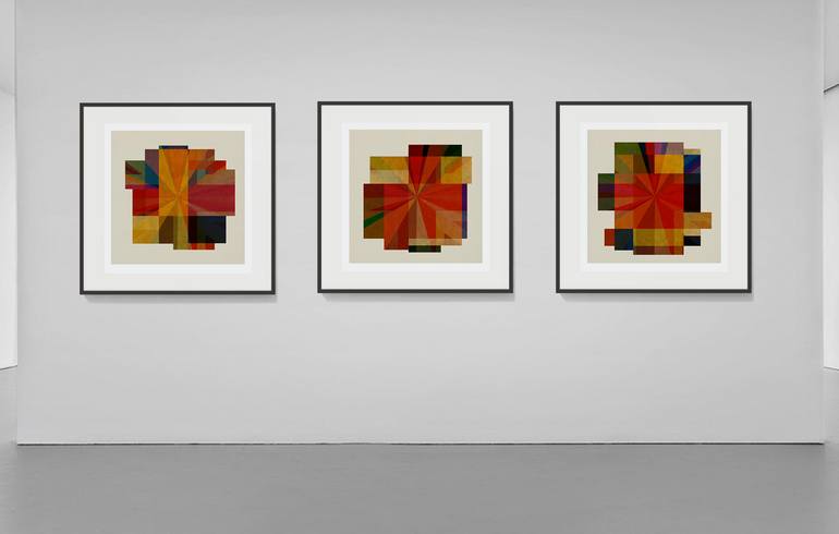Original Abstract Geometric Digital by Czar Catstick