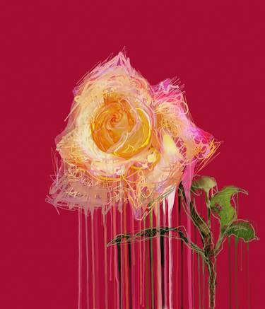 Print of Floral Digital by Czar Catstick