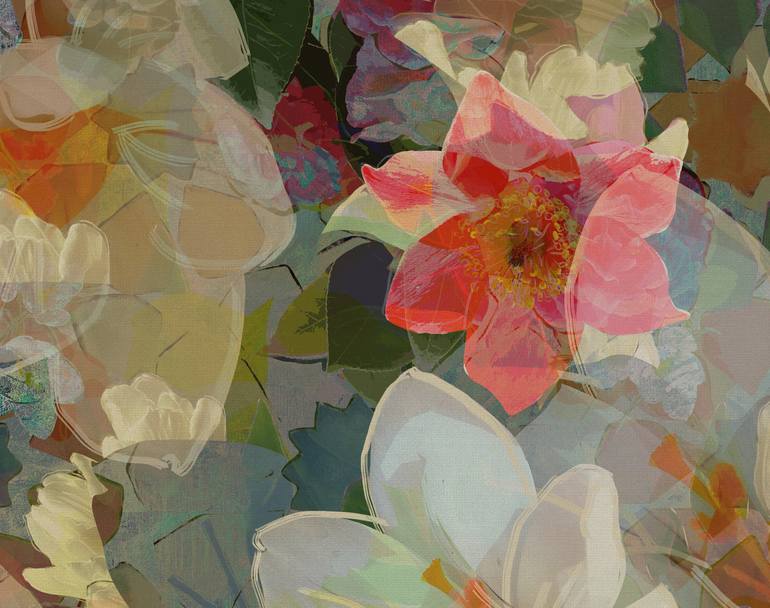 Original Abstract Garden Digital by Czar Catstick