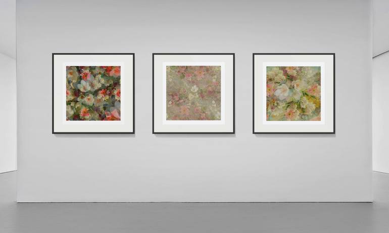 Original Abstract Floral Digital by Czar Catstick