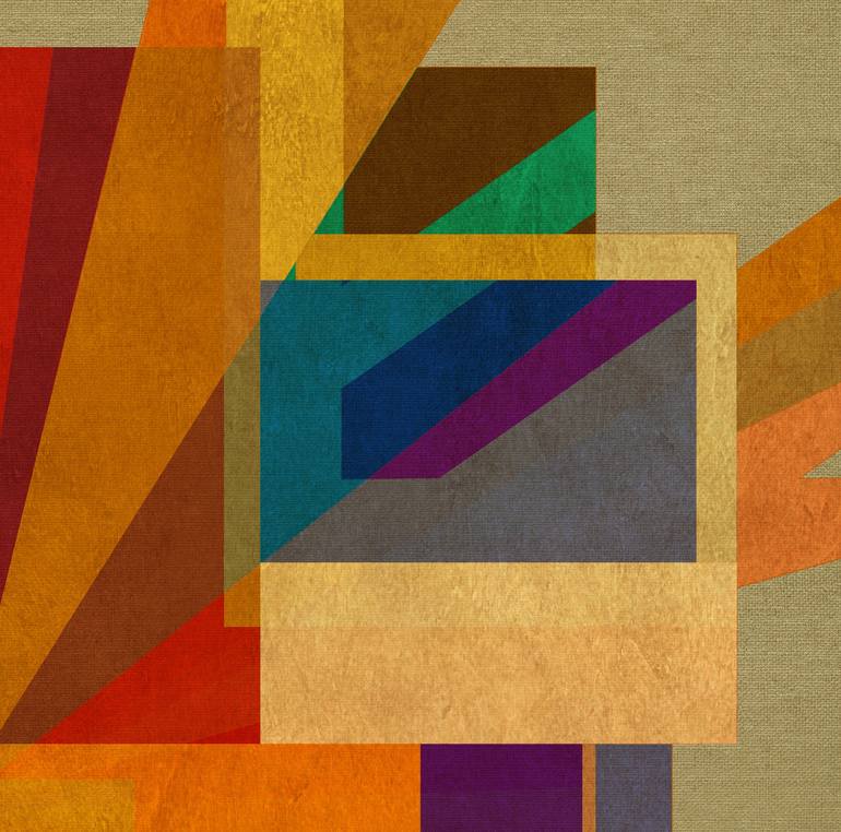 Original Art Deco Abstract Digital by Czar Catstick