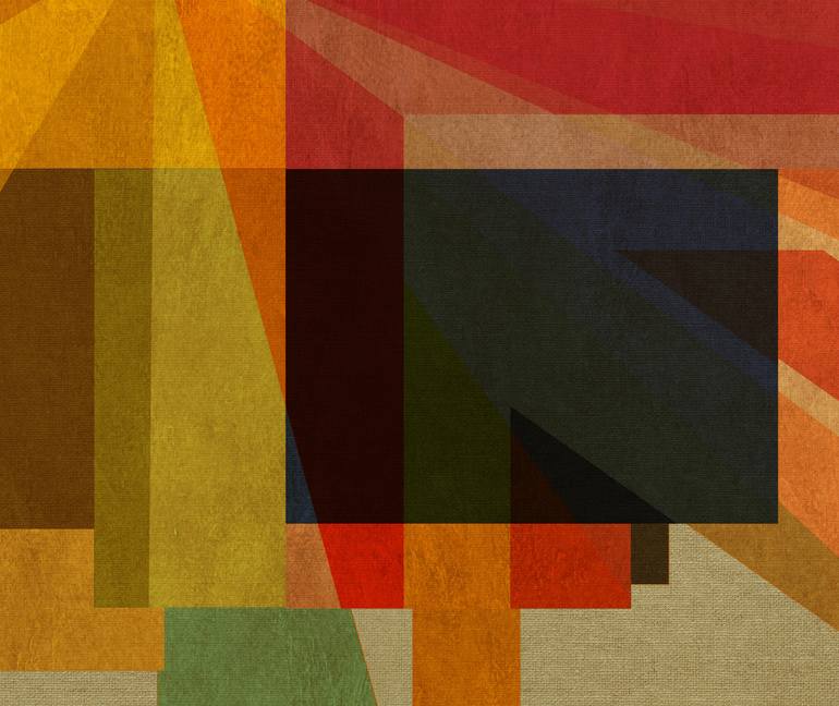 Original Art Deco Abstract Digital by Czar Catstick