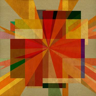 Print of Art Deco Abstract Digital by Czar Catstick