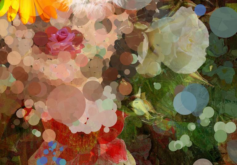 Original Abstract Botanic Digital by Czar Catstick