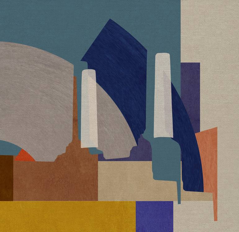 Original Abstract Architecture Digital by Czar Catstick