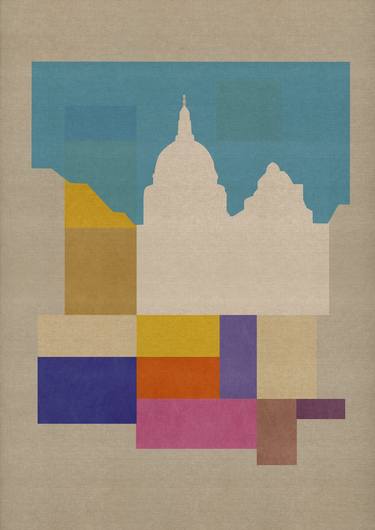 Print of Abstract Architecture Printmaking by Czar Catstick