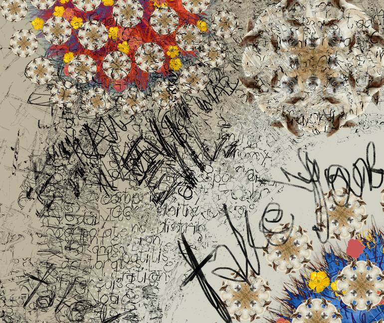 Original Abstract Expressionism Science/Technology Printmaking by Czar Catstick