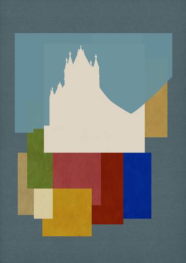 Print of Abstract Cities Printmaking by Czar Catstick