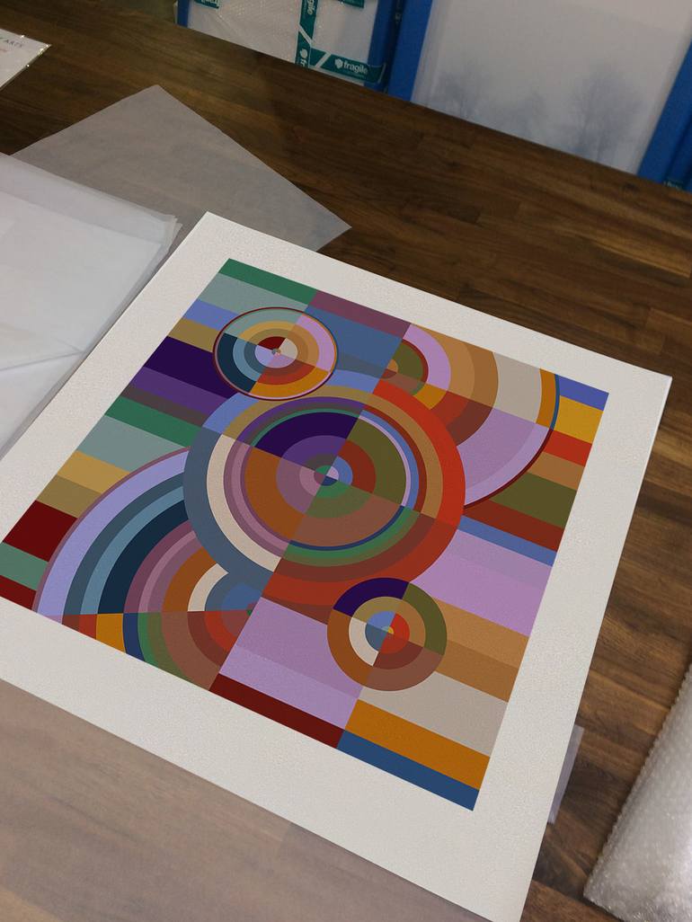 Original Geometric Printmaking by Czar Catstick