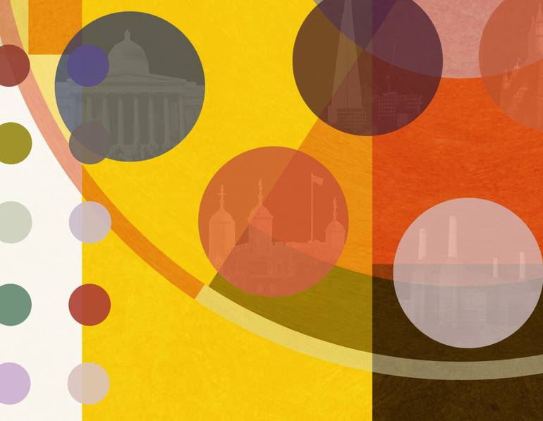 Original Art Deco Cities Digital by Czar Catstick