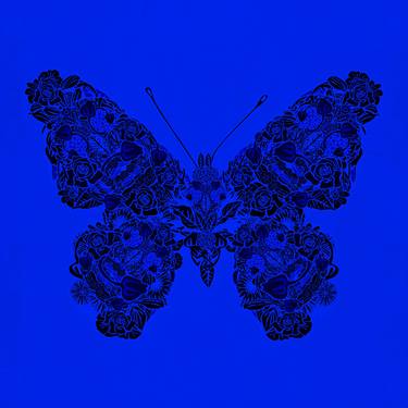 Papillon Bleu - Monoprint thumb
