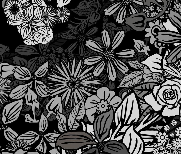 Original Abstract Nature Printmaking by Czar Catstick