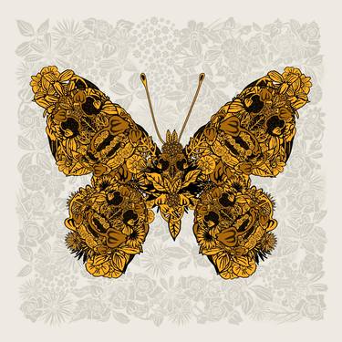 Butterfly Gold - Monoprint thumb